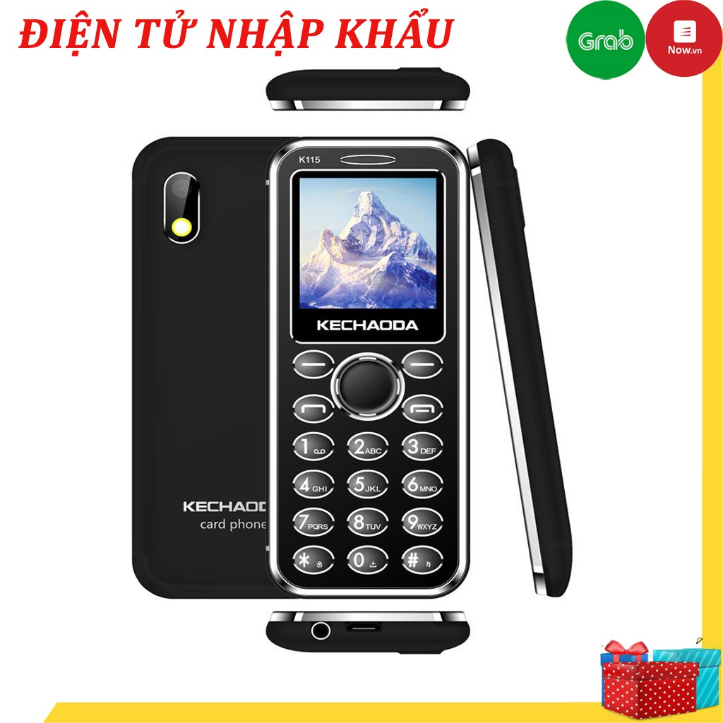 Điện thoại mini Kechaoda K115, nhỏ gọn, siêu mỏng, nhiều màu - Hàng chính hãng - BH 12 THÁNG