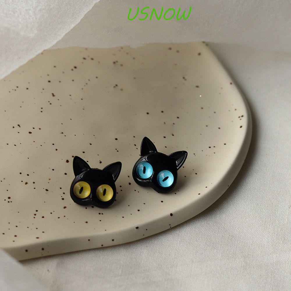 Khuyên Tai Hình Mèo Đen Dễ Thương Cho Nữ