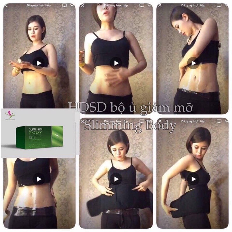 [CÓ SẴN]Bộ Đai Quấn nóng thải mỡ Slimming Body 2-SB II (Bộ sB2)