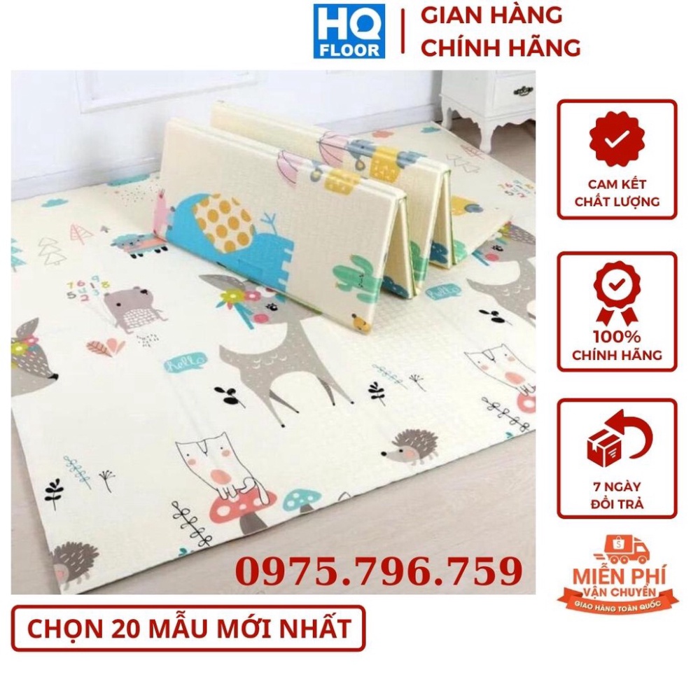 Thảm xốp trải sàn gấp gọn cho bé XPE Hàn Quốc Loại 1 1.8mx2m MF375