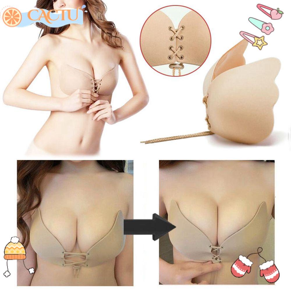 Áo Ngực Không Dây Nâng Ngực Tàng Hình Hở Lưng Điều Chỉnh Được Thời Trang Cho Nữ