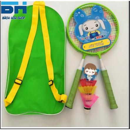 Vợt cầu lông cho trẻ em TH010 bộ 1 Túi / 2 Vợt / 3 Cầu