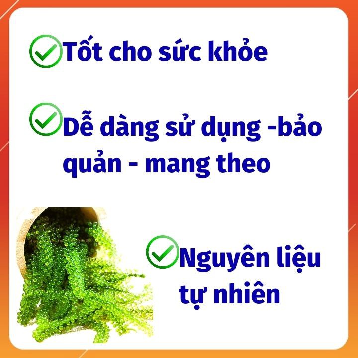 Rong nho tách nước Khánh Hòa Bảo Dung 25gr - nguyên liệu tự nhiên - Tomchuakids