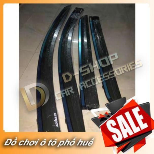 VÈ CHE MƯA TOYOTA WIGO CHỈ MẠ INOX CAO CẤP New