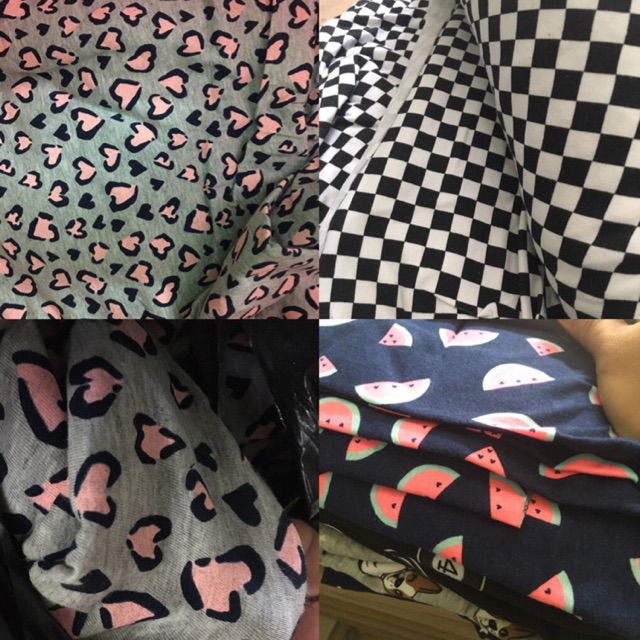 Set vải thun cotton khúc 2kg/120k