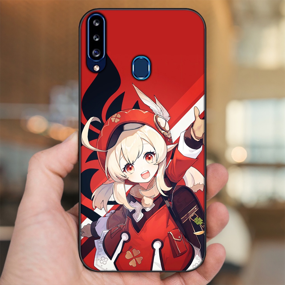 Ốp lưng Samsung A20S viền đen in hình Klee Genshin Impact