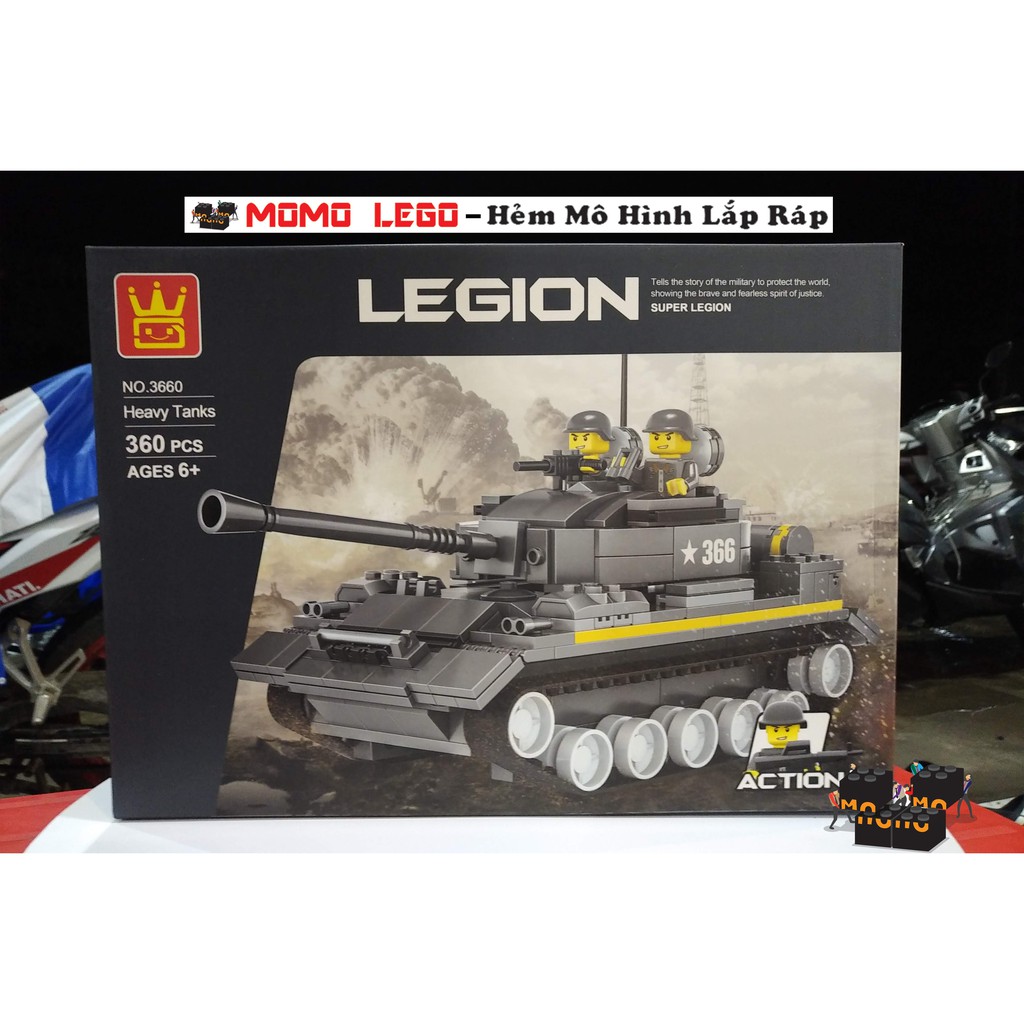 Đồ Chơi Xếp Hình, Lắp Ráp Lego Xe Tăng, Xe Bọc Thép Quân Sự - Hẻm Momo Lego