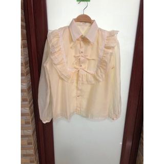 Áo sơ mi tiểu thư phối ren - Mã 119