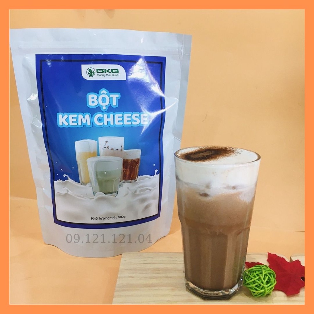 Bột kem cheese 0,5kg, BKB, nguyên liệu tra sua