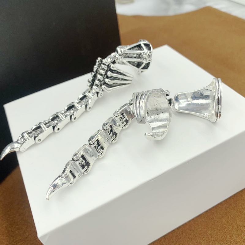 Nhẫn Đeo Tay Kim Loại Hình Đuôi Bọ Cạp Phong Cách Punk Gothic Vintage Thời Trang Cho Nam