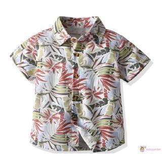 Áo thun cộc tay in hình cây dừa cho bé