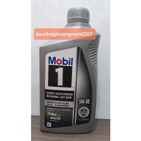 Nhớt Cao Cấp Ô tô, Xe máy Mobil1 5W30 Tổng Hợp 100% Made In USA 10000miles