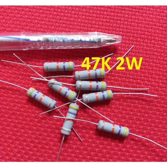 Điện Trở 1K 2K2 10K 27K 47K 100K 120K 220K 270K 470K 1M Loại 2W