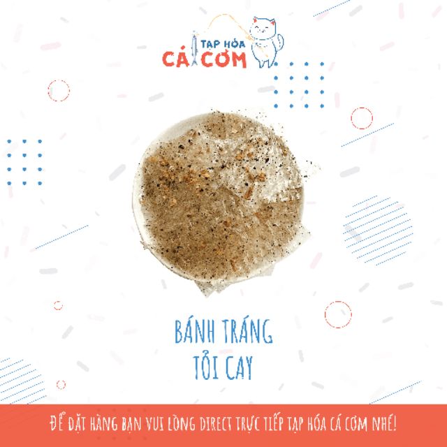 BÁNH TRÁNG TỎI CAY - Ăn vặt Tạp Hoá Cá Cơm