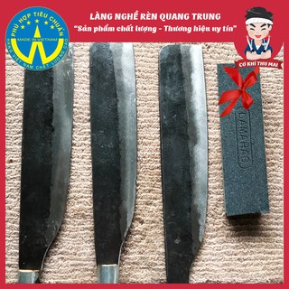 Dao dựa chặt cây, chặt xương nhíp xe ô tô chất lượng cao [Tặng đá mài]