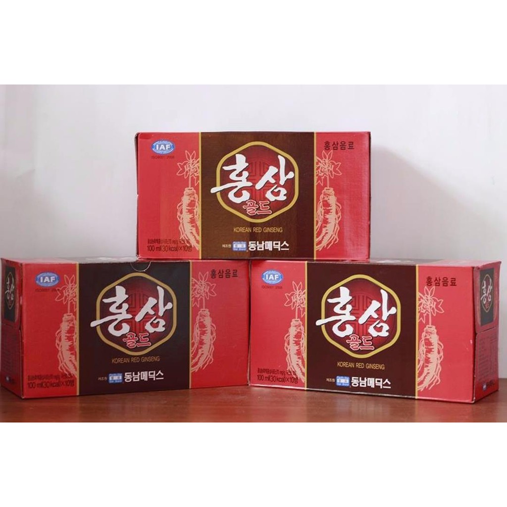 Combo 4 Hộp Nước Hồng Sâm Hàn Quốc, 40 chai x 100m | BigBuy360 - bigbuy360.vn