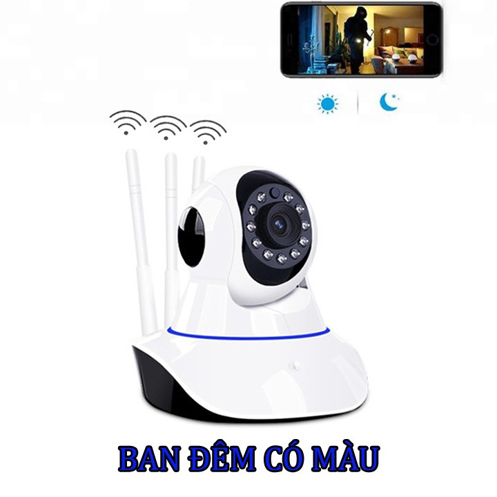 Camera IP Yoosee X8100 Led 720P 1080P 3 an ten - Night View Version (quay màu ban đêm)