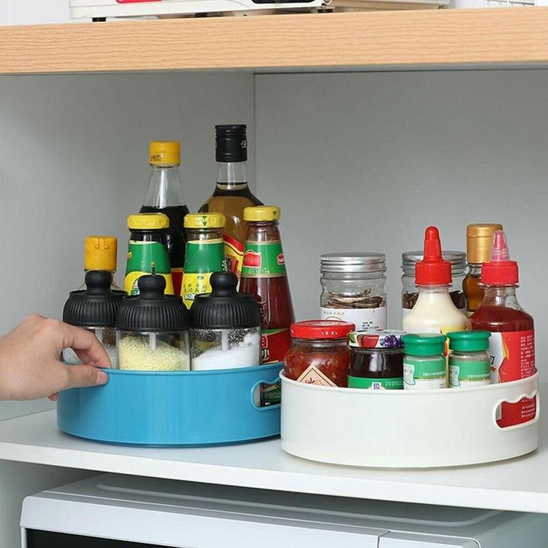 1 Khay Đựng Trái Cây / Đồ Ăn Vặt Có Thể Xoay Được Đa Năng