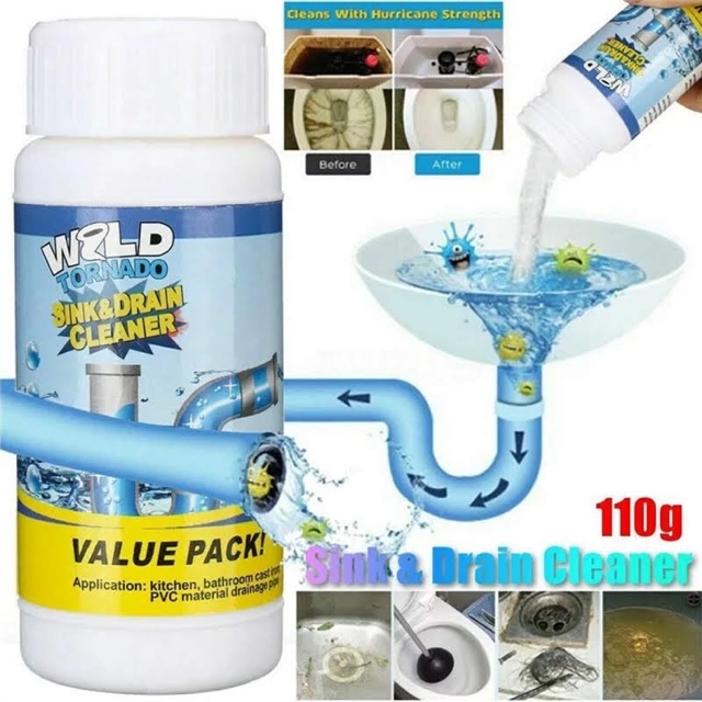 Lọ bột thông cống cực mạnh 110gr | Shopee Việt Nam