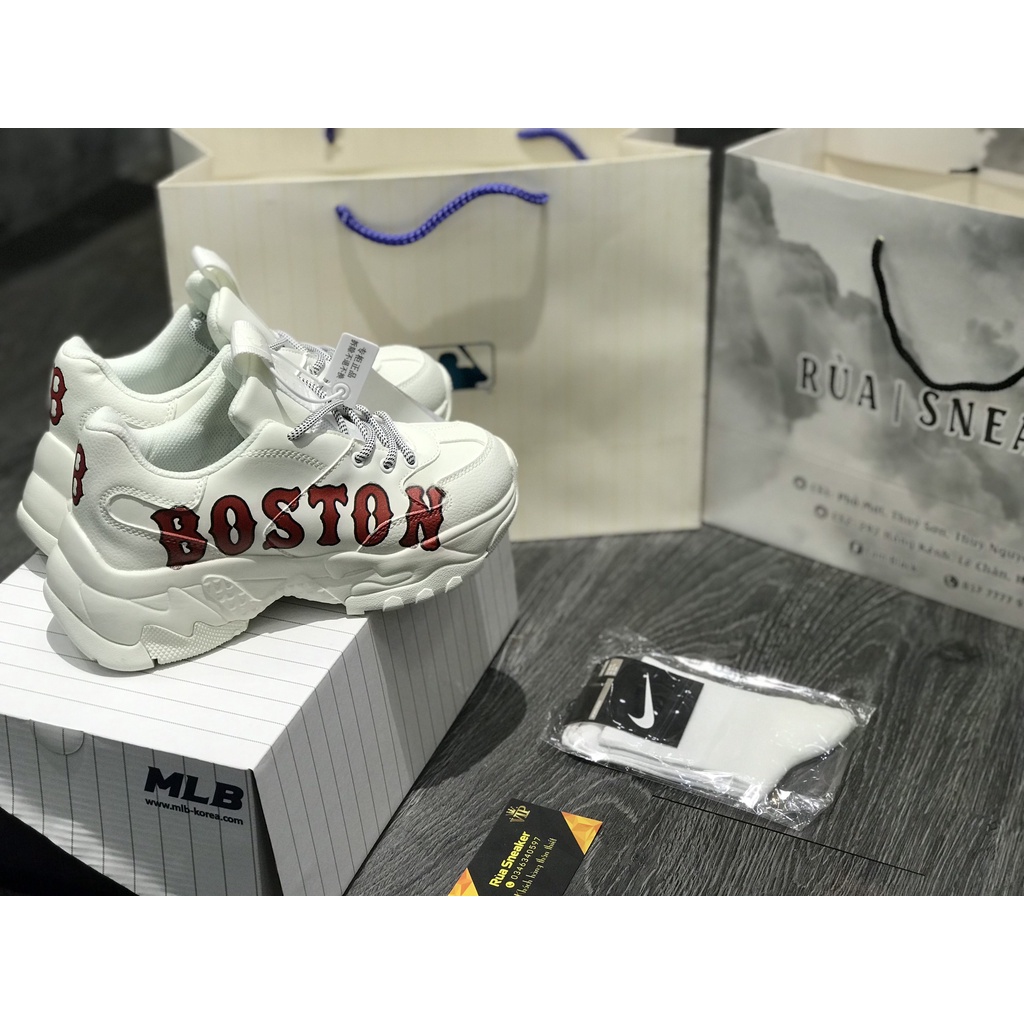 Siêu Phẩm Giày Thể Thao Sneaker M.L.B Bos.ton Siêu Hot Cao Cấp Ảnh Thật + freeship + Tặng Tất