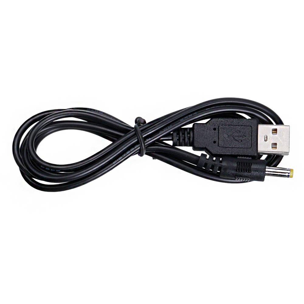 1 Dây Cáp Sạc 1.2m 1a 4.0 5v Usb Sang Dc 4.0x1.7mm Màu Đen Cho Sony Psp / Nhiều Màu