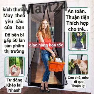 Lưới chống muỗi, rèm nam châm, rèm chống muỗi, chống bụi, KÍCH THƯỚC THEO YÊU CẦU
