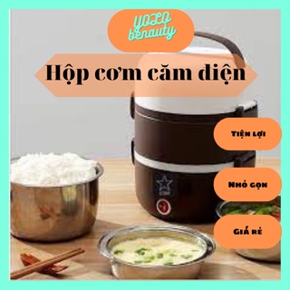 Hộp cơm cắm điện inox 3 tầng 1.6L