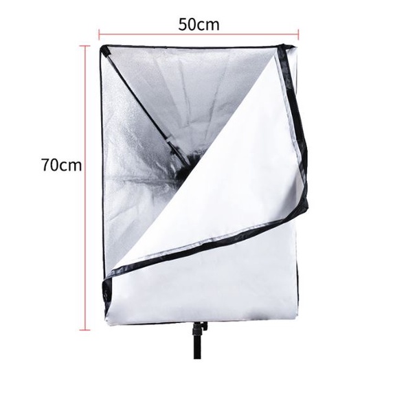 Bộ KIT Studio Đầy Đủ Cao 2m1 Kèm Softbox 50x70cm Chụp Ảnh, Quay Phim, Livestream Chuyên Nghiệp