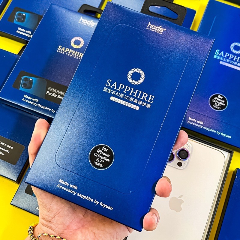 Kính Cường lực Hoda iphone 14 pro max 13 pro max/12 pro max Hoda Sapphire đắt xịn