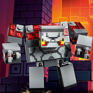 Đồ chơi lắp ráp Lego Minecraft 21163 - Đại Chiến Đá Đỏ