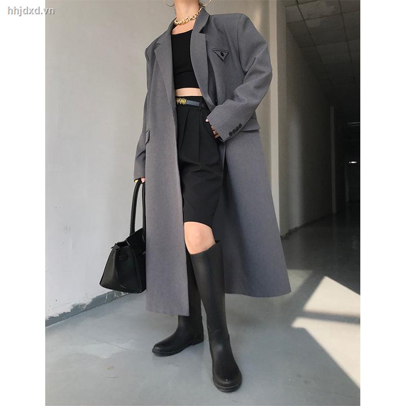 Áo Khoác Dáng Dài Rộng Thời Trang Mùa Thu Hàn Quốc Mới Dành Cho Nữ 2021 | BigBuy360 - bigbuy360.vn