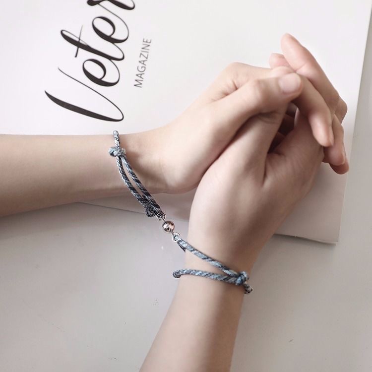 Vòng Đôi Nam Nữ Biển Và Núi Loki Accessories - Vòng Tay Cặp Vải Dù Cho Cặp Đôi Tình Nhân - Biển Và Núi