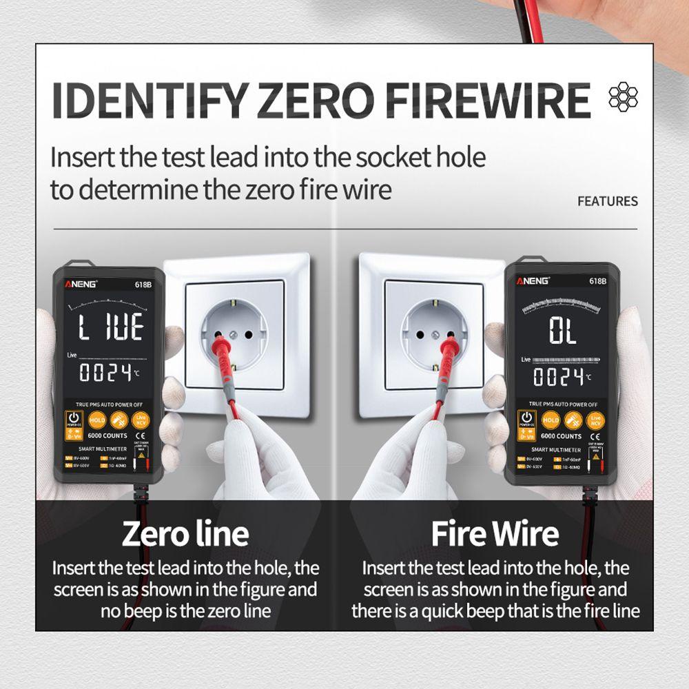 GOGOUP Đồng Hồ Vạn Năng Kỹ Thuật Số DC / AC