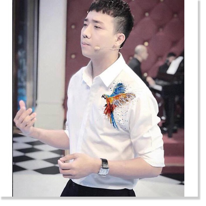 ❤ Áo sơ mi nam dài tay in nhiệt 3D mới hot nhất ❤ HP