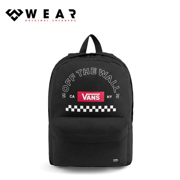 Balo Vans Redbox Checker Backpack - VN0A489NBLK