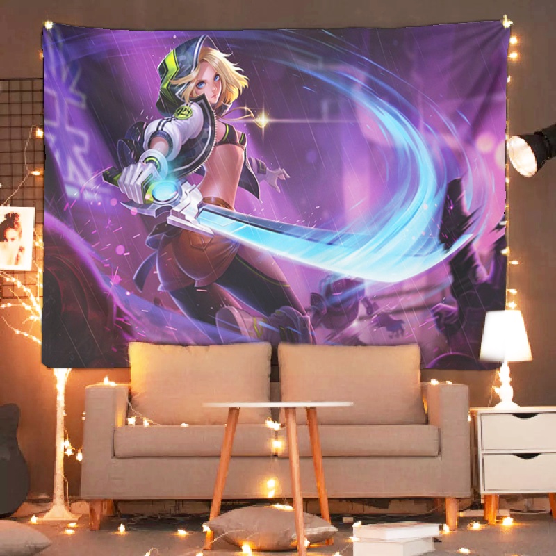 84k 1m*1m5 -LIÊN QUÂN Mobile -Tranh vải treo tường hot nhất - 50 mẫu Tranh vải decor phòng