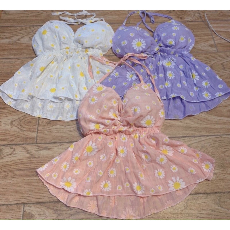 Áo yếm cột dây hoa ( có mút ngực) | BigBuy360 - bigbuy360.vn