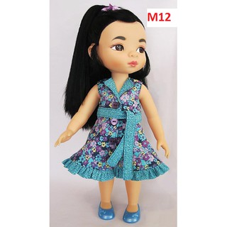 Rập giấy quần áo búp bê M12