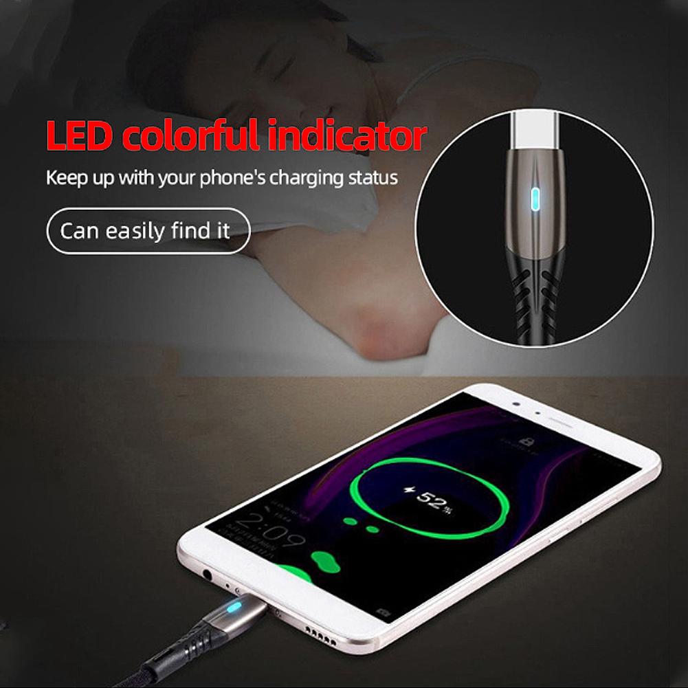 Cáp Micro USB 5A LED Điện thoại di động Android Sạc nhanh Dây dữ liệu sạc cho Xiaomi Samsung Huawei