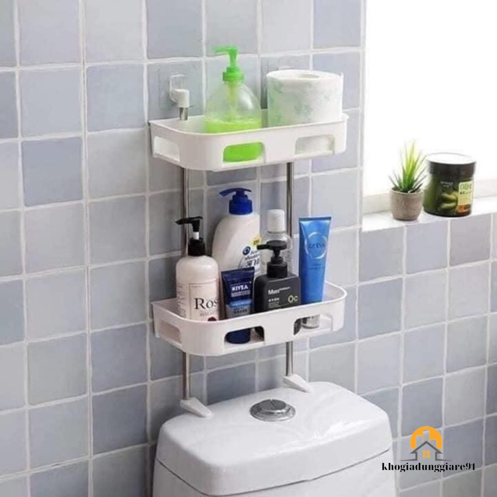 KỆ ĐA NĂNG- KỆ ĐỰNG ĐỒ SAU TOILET 2 TẦNG