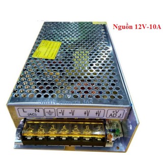 Nguồn Tổng 12V 10A (DC) Đa Năng Phù Hợp Với Camera Và Đèn Led Quảng Cáo