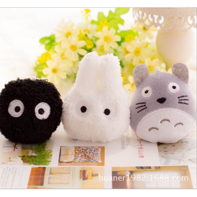 [RẺ VÔ ĐỊCH] Móc khóa hình thú bông bồ hóng đen TOTORO dễ thương | Móc khóa gắn túi xách (CÓ SẴN)