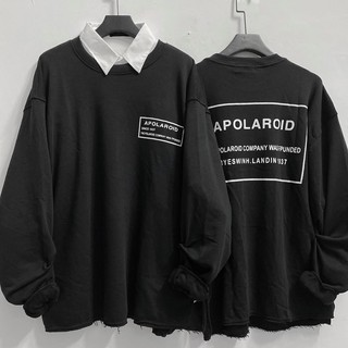 Áo sweater APOLAR xẻ tà (hình thật)
