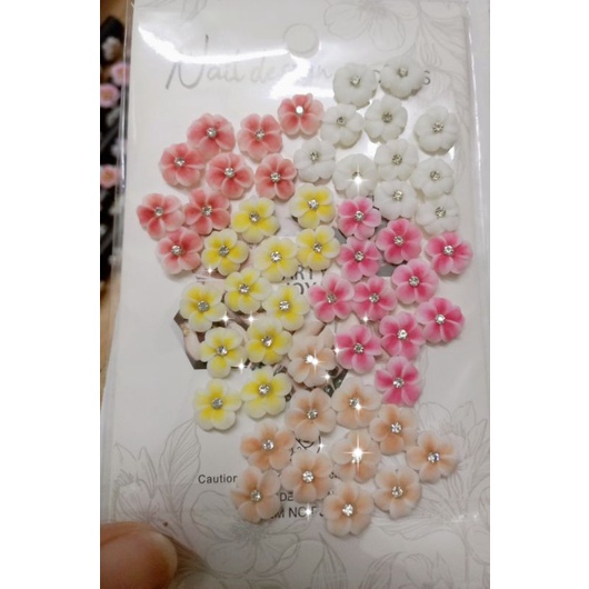 Hoa đậu- hoa bột nail đẹp