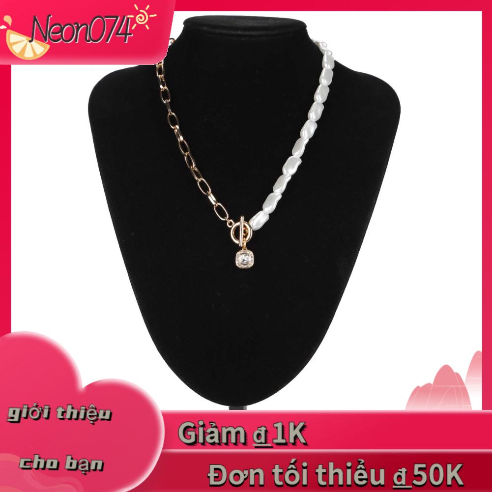 Neon074 Phụ nữ thời trang Vòng cổ Shining Mặt dây chuyền Trang sức Quà tặng Quần áo kiện