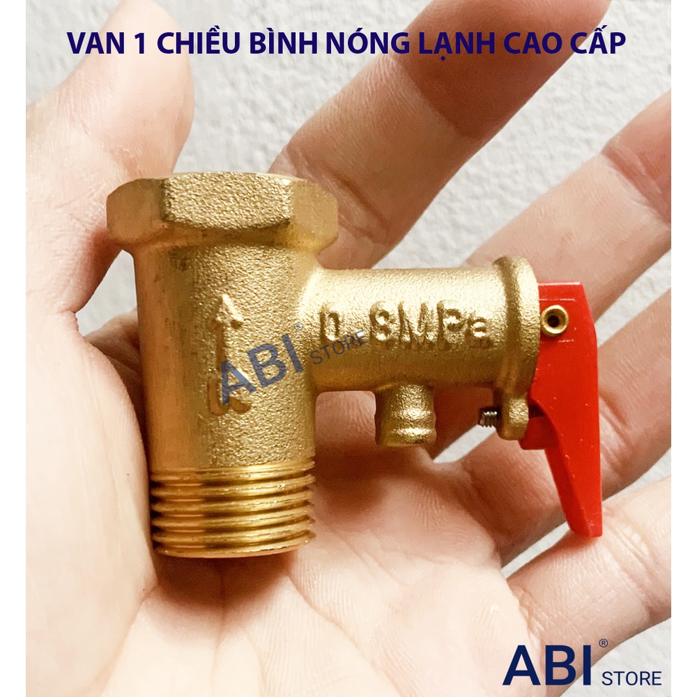 VAN 1 CHIỀU BÌNH NÓNG LẠNH CAO CẤP CÓ ỐC VẶN GIỮ