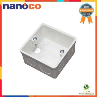 ĐẾ ÂM NANOCO DÙNG CHO MẶT THIẾT BỊ PANASONIC ( NHỰA CHỐNG CHÁY )