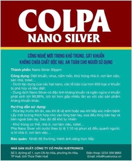 Dung dịch Nano bạc nguyên chất