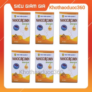 Hàng Mới/ Liệu trình 6 hộp Nano Curcumin Học viện Quân Y
