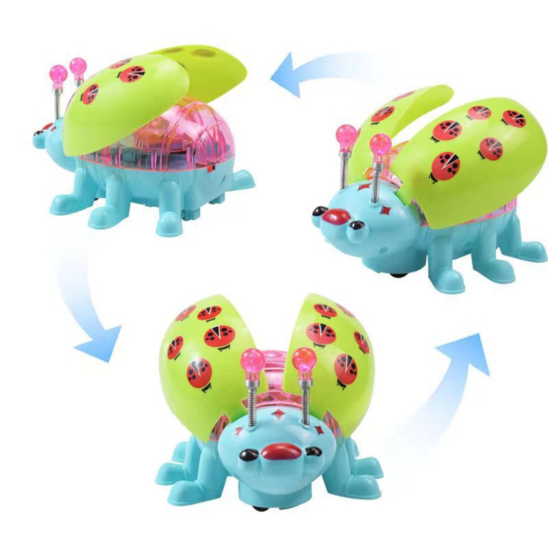 Đồ Chơi Bọ Rùa Điện Tử Bằng Nhựa Vui Nhộn Dành Cho Bé